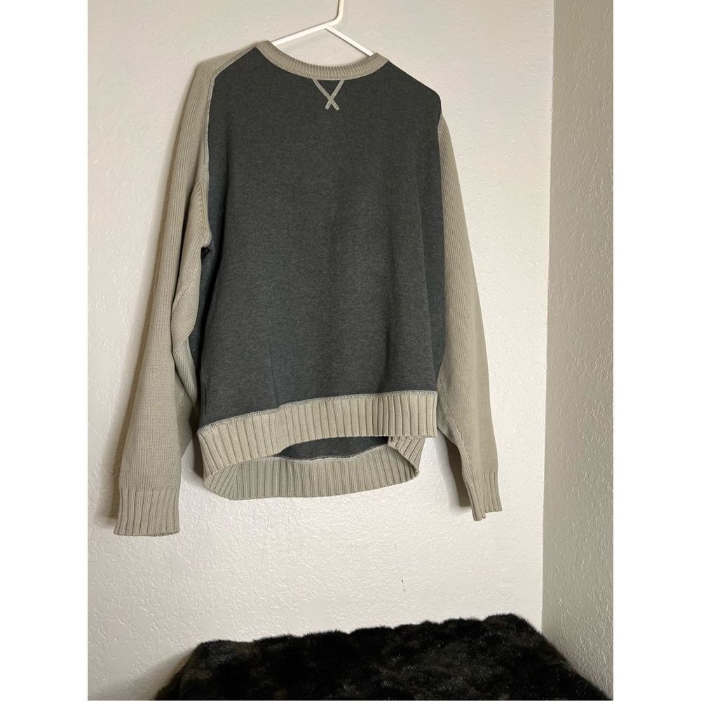 Tommy Bahama Men Crew Neck Long Sleeve Sweater Size XL Gray‎ brown